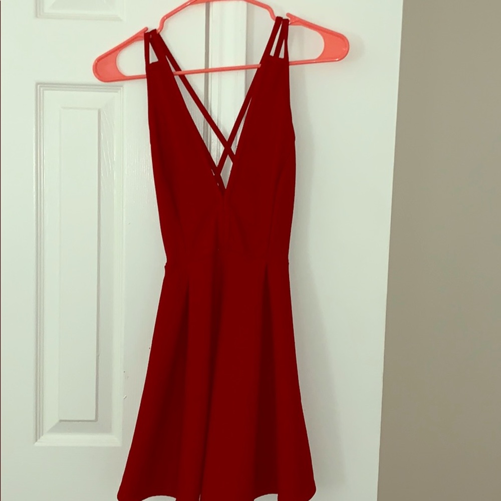 Cute red dress